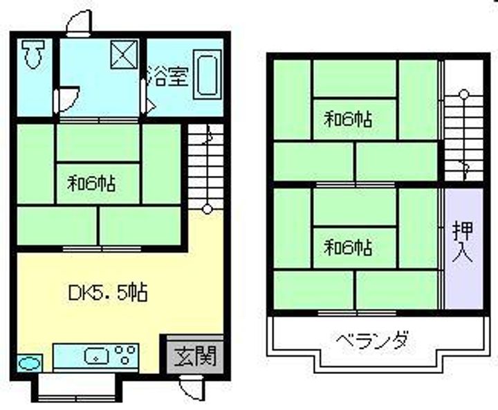 ハウス前田Bの間取り