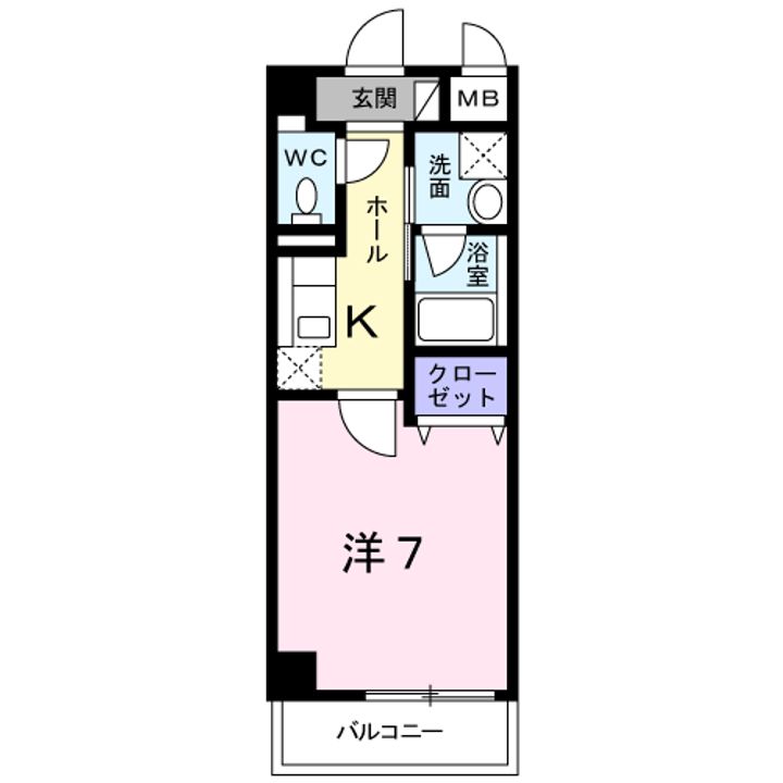 サンシャイン 富雄駅前の間取り