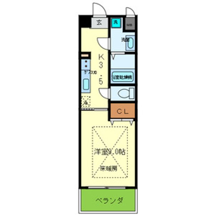 フルーア ケイの間取り