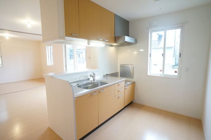 リビングタウンくにみ A棟のキッチン