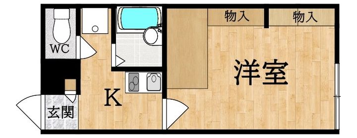 レオパレス美夢101の間取り