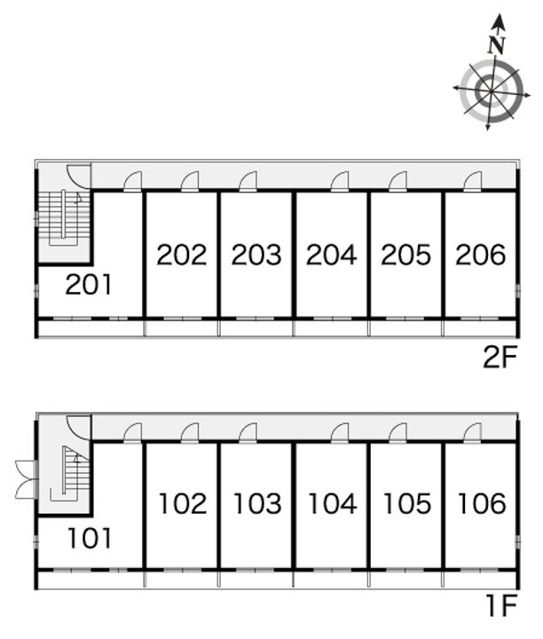 レオパレス大陽弐番館104の内装