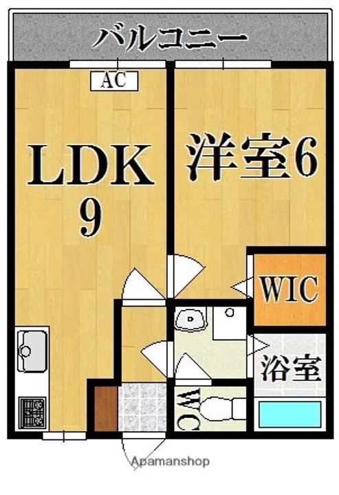 レジデンスアキシノの間取り