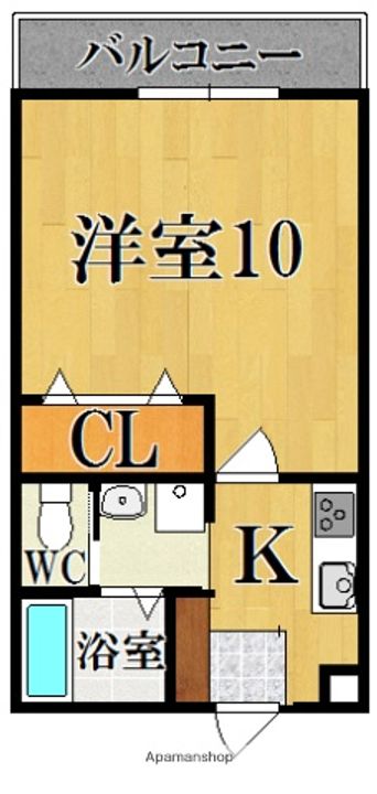 シャルマン尼ヶ辻の間取り