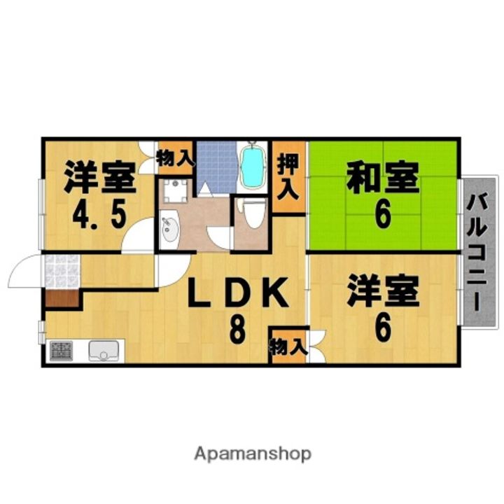 フロンティアの間取り