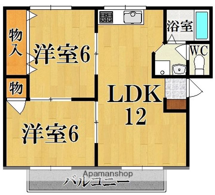 コーポ宝来IIの間取り