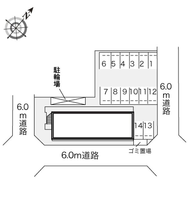 レオパレスセジュール206の居間