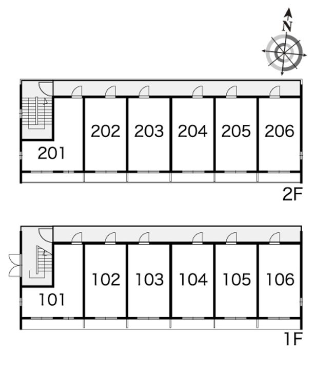 レオパレス大陽壱番館101の内装