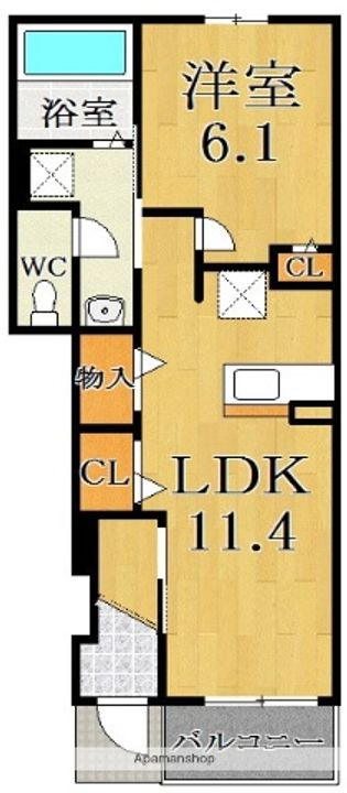 HERITAGE(エリタージュ)の間取り