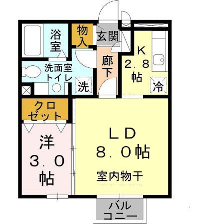 サンロイヤル Ⅱの間取り