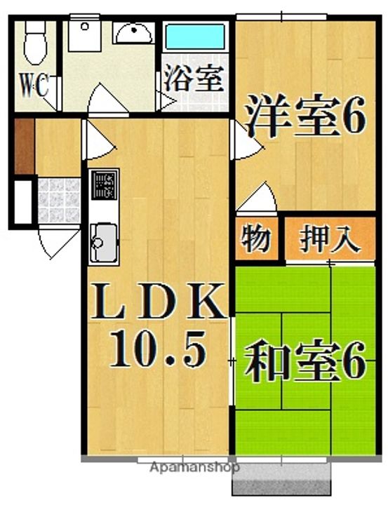 マウンテンビラの間取り