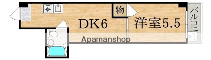 生駒イーストハイツの間取り