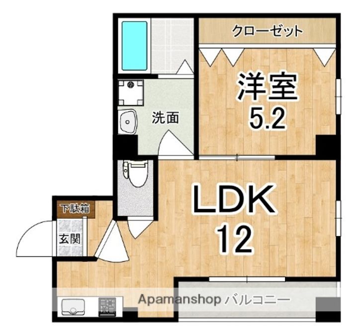 エクセレント天理の間取り