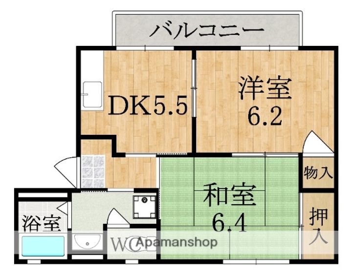 プレミール深田の間取り
