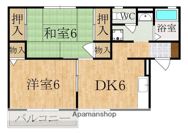サンリッチの間取り