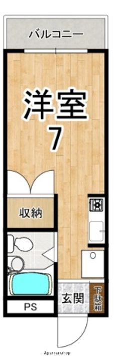 エバーグリーン天理の間取り