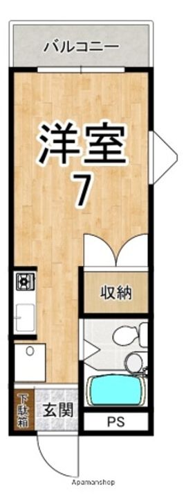 エバーグリーン天理の間取り