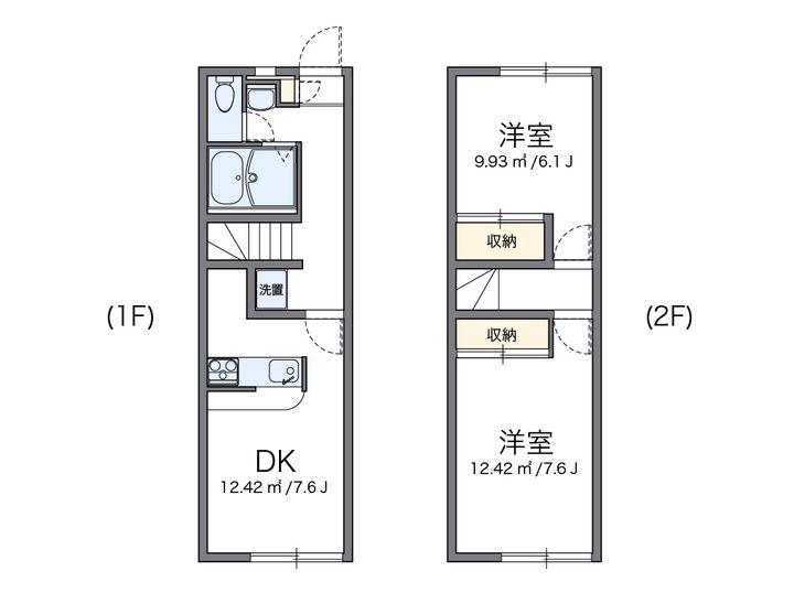 レオパレス浪漫2000104の間取り