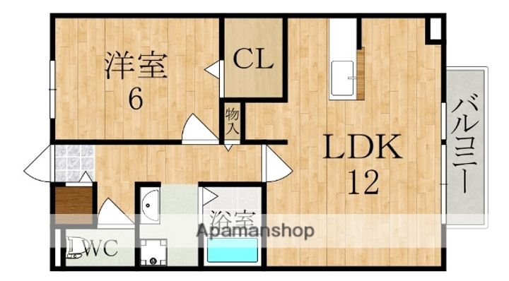 サンクコール朝和 A棟の間取り