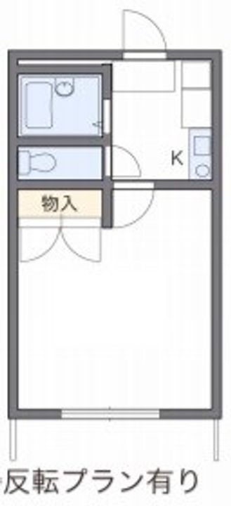 レオパレスドリーム浪漫105の間取り