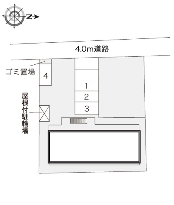 レオパレスSOPRA106の内装