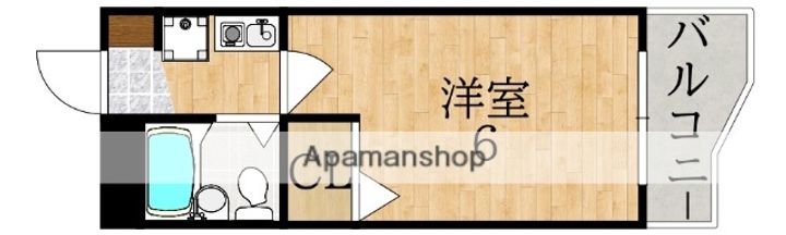 奈良県奈良市富雄北2丁目の賃貸マンションの間取り