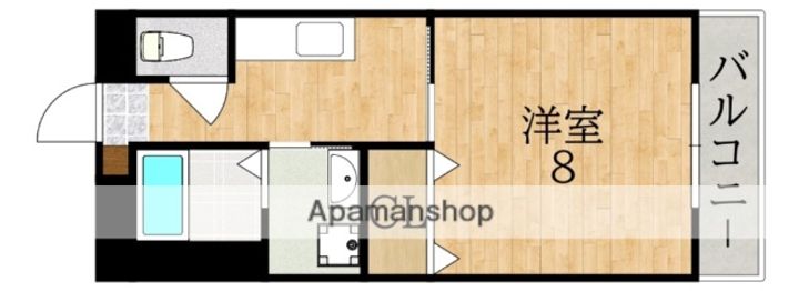 ベルドミール303の間取り