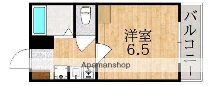 奈良県奈良市三碓3丁目の賃貸アパートの間取り