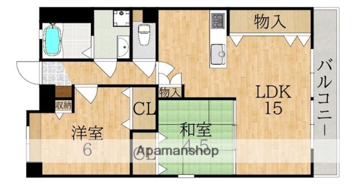 フォーレスト学園前の間取り