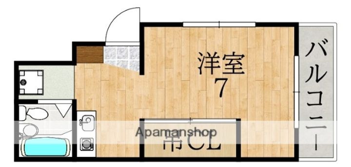 サンレイディアンスOKUDAの間取り