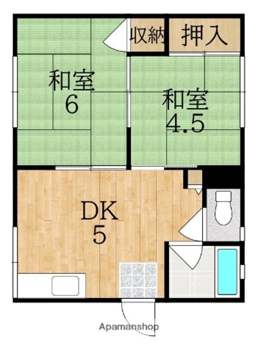 サンハイツ殿村の間取り