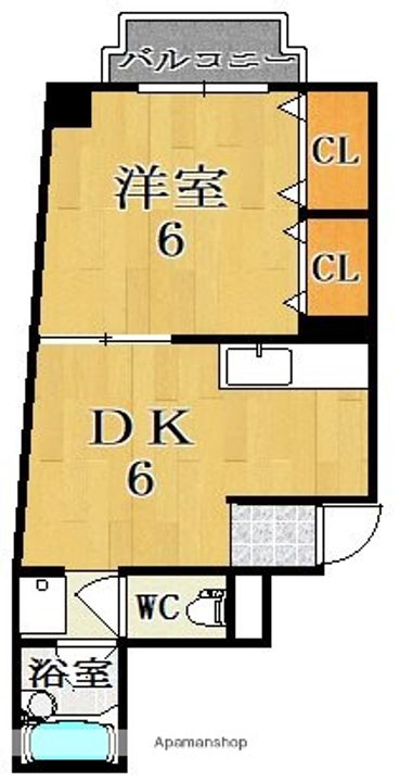 リバーサホ萬の間取り