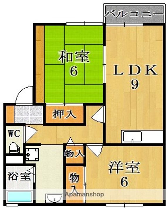 エクレール法蓮Iの間取り