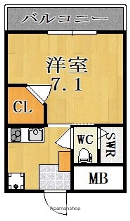 ドムール佐保川の間取り