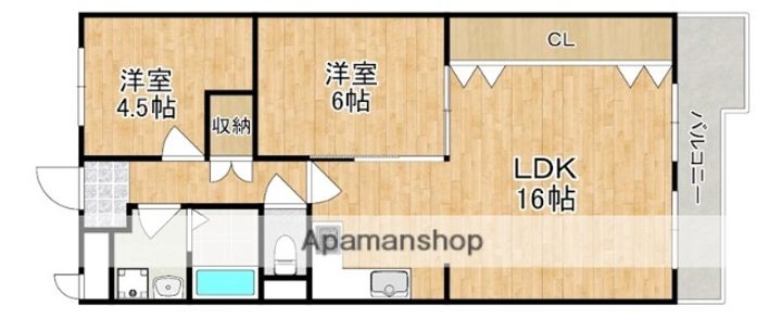 新大宮ハイタウンの間取り