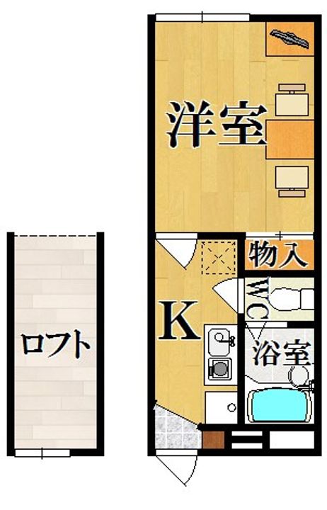 レオパレスREGULUS202の間取り