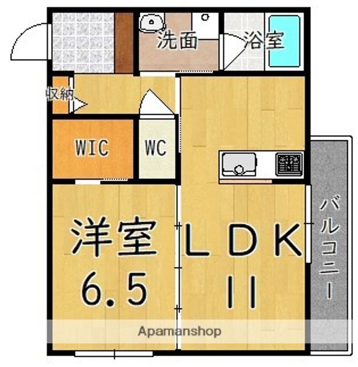 SHA MAISON LUNA Aの間取り