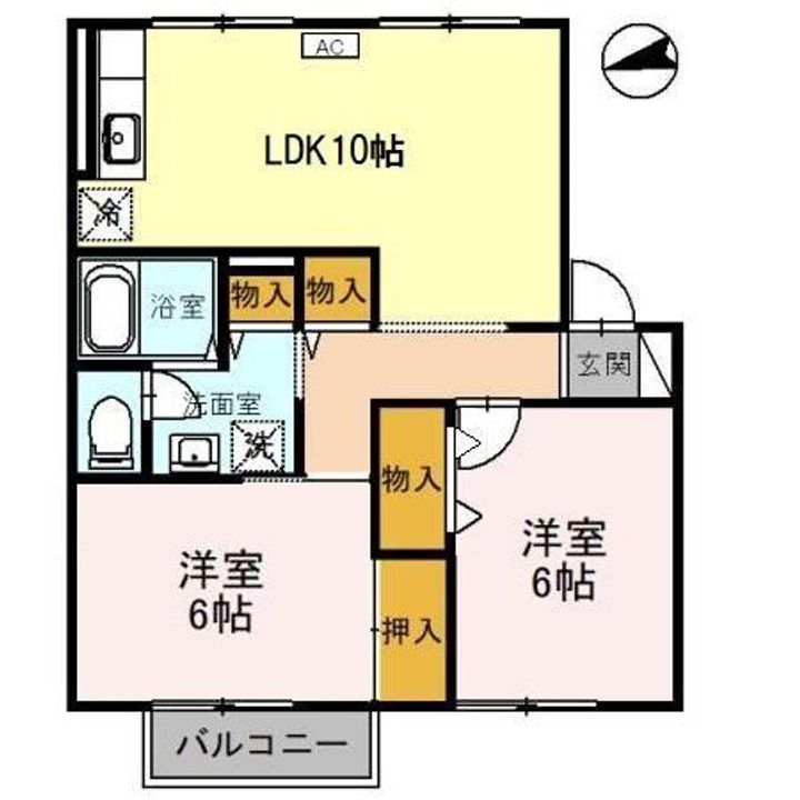 グランシャリオの間取り