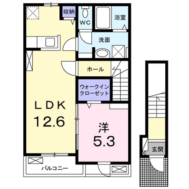 ボヌールの間取り
