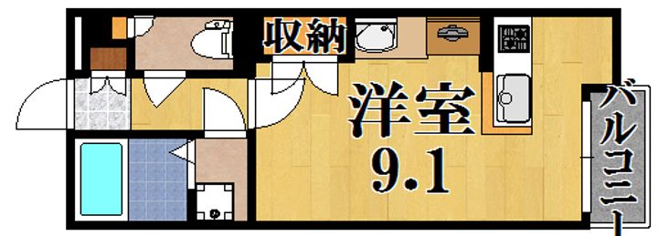 レオネクストノーム110の間取り