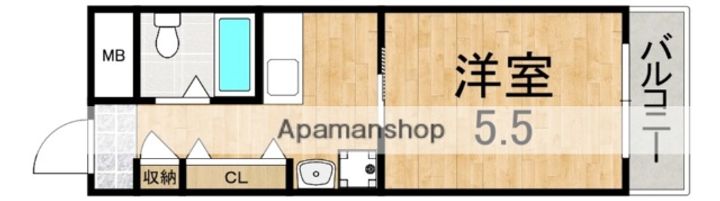 シャトー泉の間取り