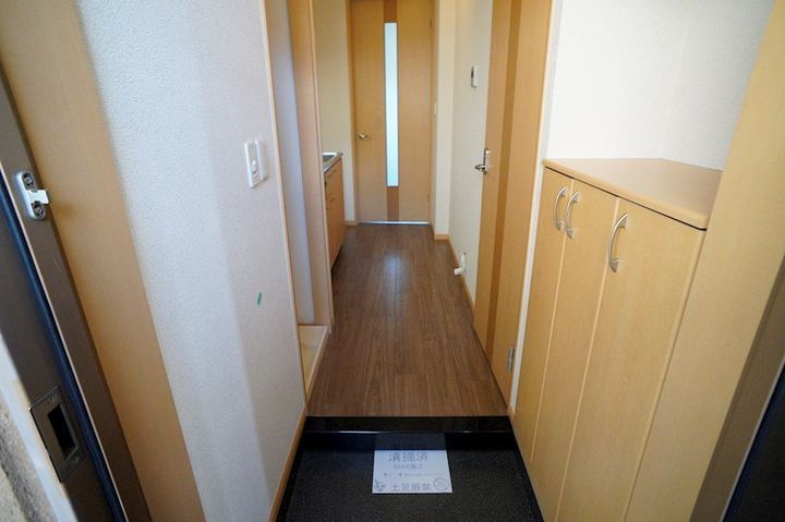 サンパレス友が丘205の玄関