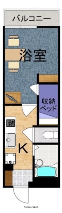 奈良県北葛城郡王寺町久度1丁目の賃貸マンションの間取り