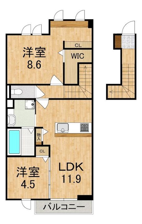 竜田テラスの間取り