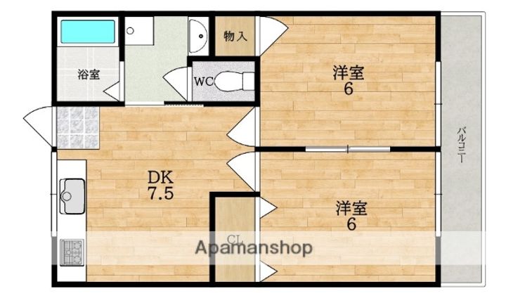 クランツ・ベルクの間取り