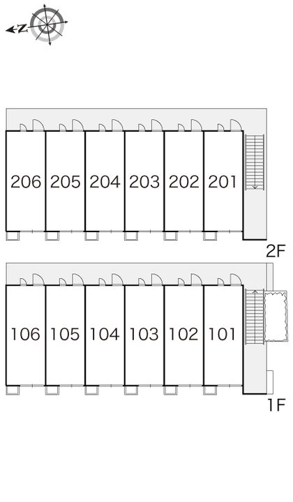 レオパレス大陽参番館202の内装