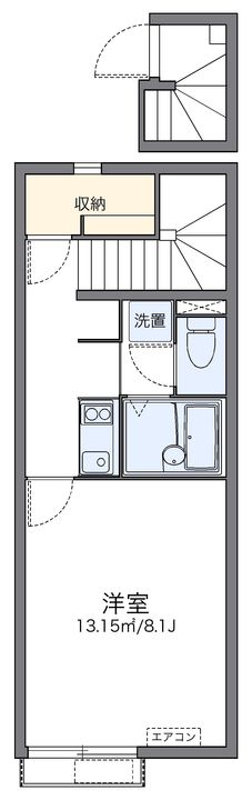 レオネクストプリエール206の間取り