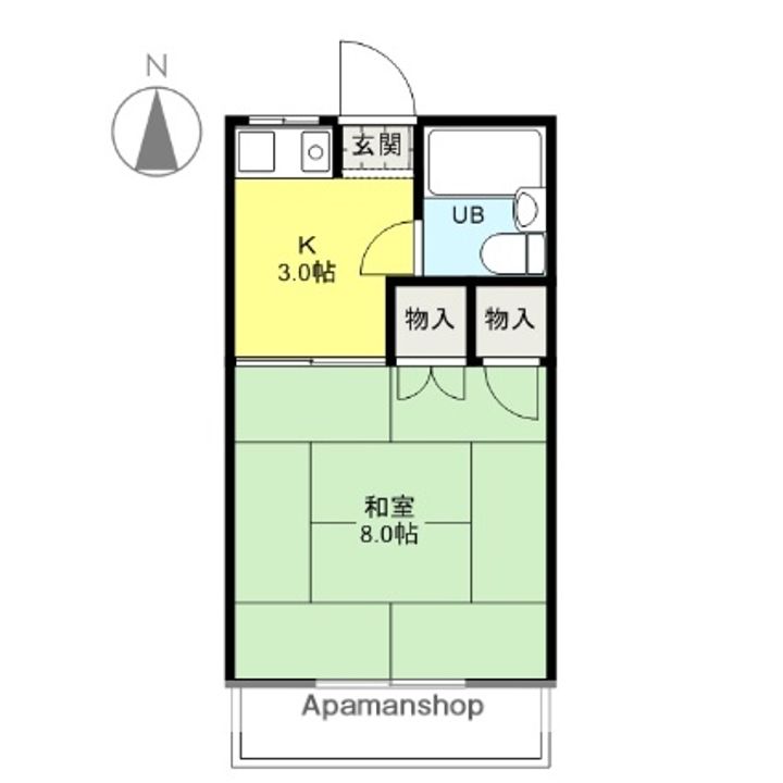 サンライズ橋本712の間取り