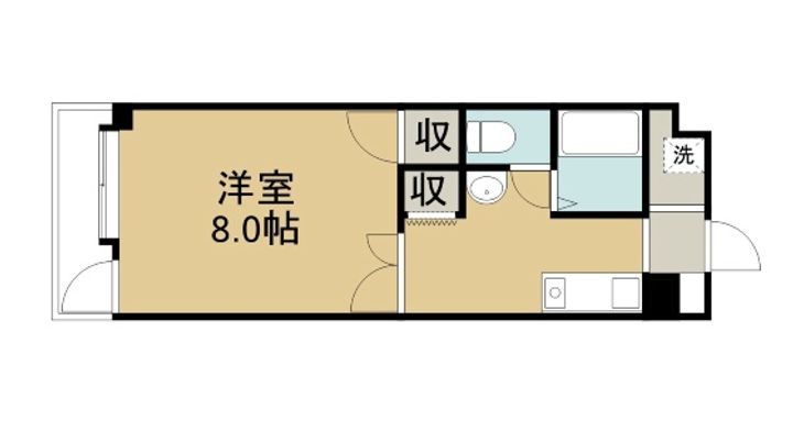スカイマンション永楽の間取り