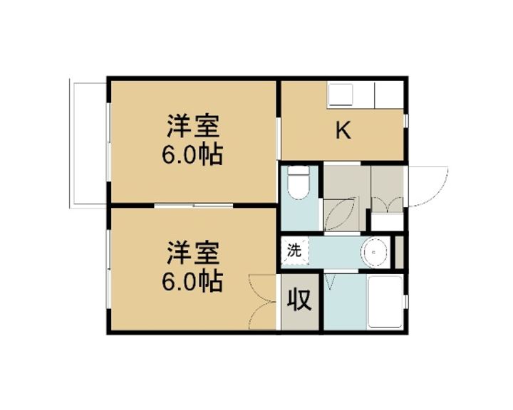 フェンスウエストⅡの間取り